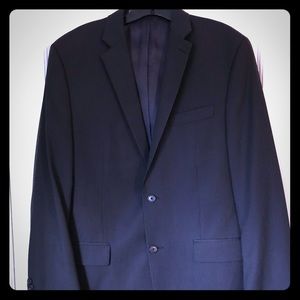 Men’s suit jacket and pants.